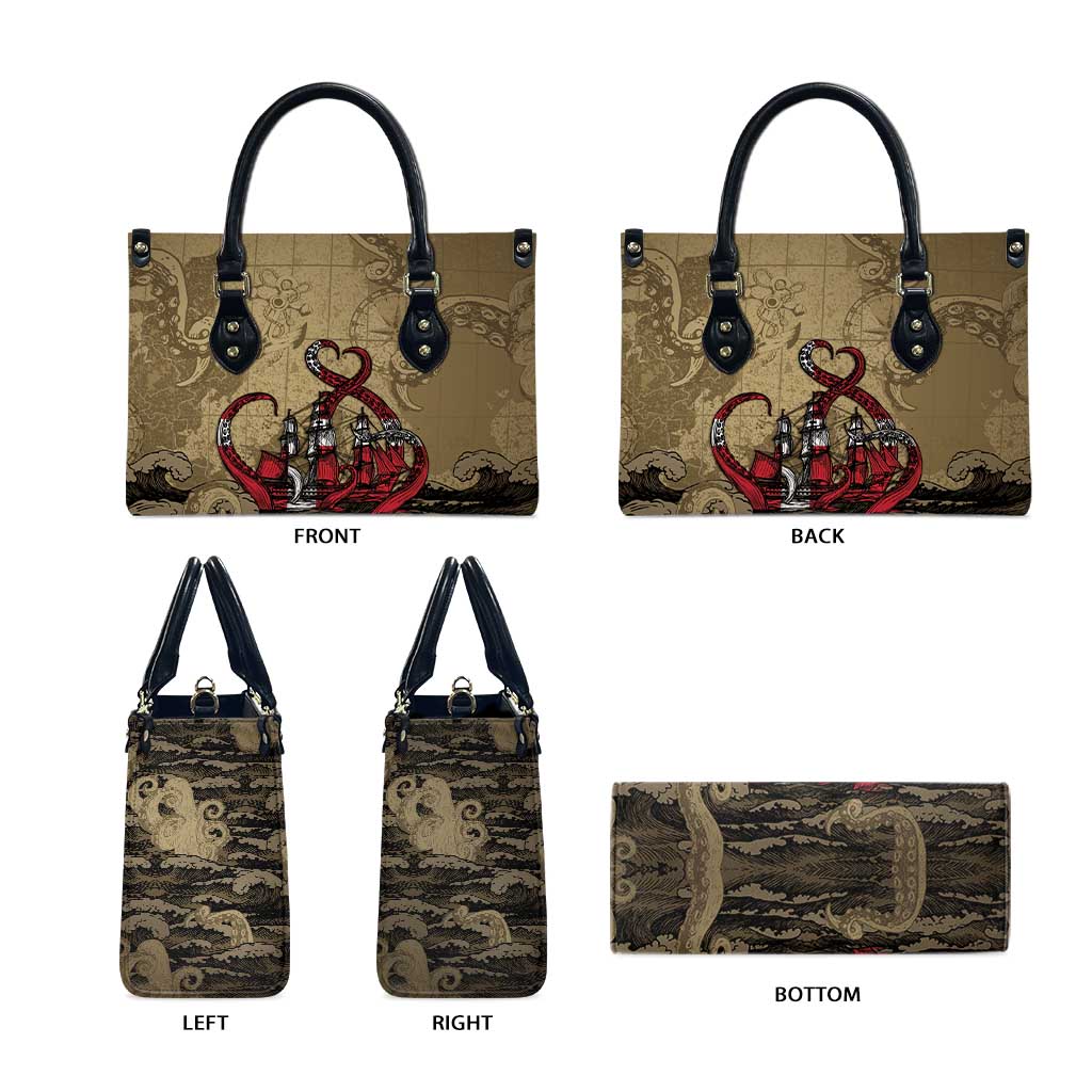 Danish Empire Leather Bag Denmark Norway Union And Kraken - Wonder Print Shop