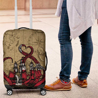 Danish Empire Luggage Cover Denmark Norway Union And Kraken - Wonder Print Shop
