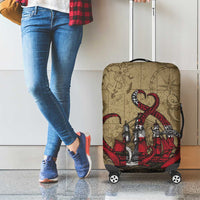 Danish Empire Luggage Cover Denmark Norway Union And Kraken - Wonder Print Shop