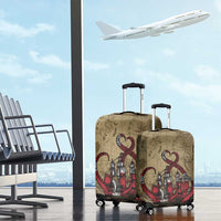 Danish Empire Luggage Cover Denmark Norway Union And Kraken - Wonder Print Shop