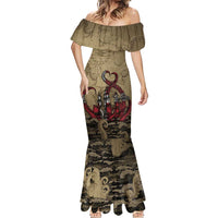 Danish Empire Mermaid Dress Denmark Norway Union And Kraken - Wonder Print Shop