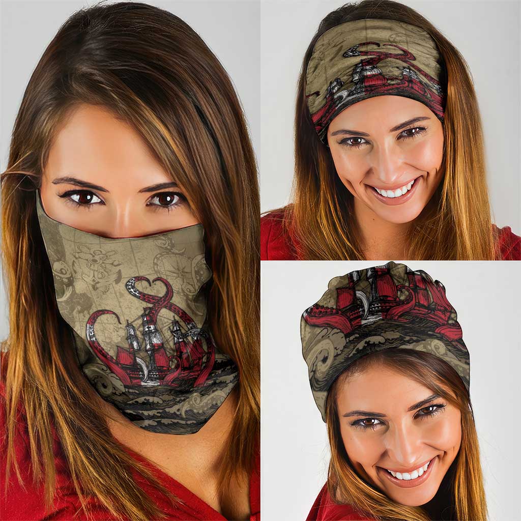 Danish Empire Neck Gaiter Denmark Norway Union And Kraken - Wonder Print Shop