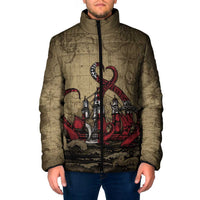 Danish Empire Padded Jacket Denmark Norway Union And Kraken - Wonder Print Shop