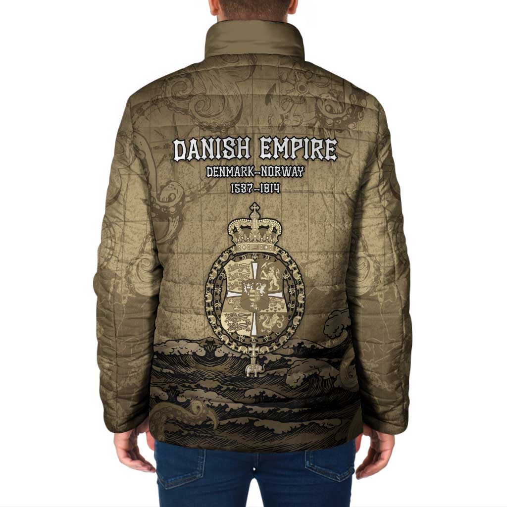 Danish Empire Padded Jacket Denmark Norway Union And Kraken - Wonder Print Shop