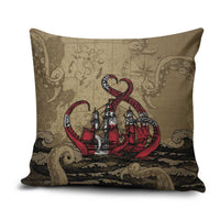 Danish Empire Pillow Cover Denmark Norway Union And Kraken - Wonder Print Shop
