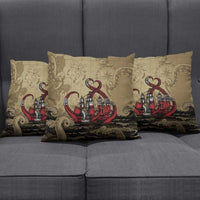 Danish Empire Pillow Cover Denmark Norway Union And Kraken - Wonder Print Shop