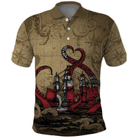 Danish Empire Polo Shirt Denmark Norway Union And Kraken - Wonder Print Shop