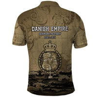 Danish Empire Polo Shirt Denmark Norway Union And Kraken - Wonder Print Shop