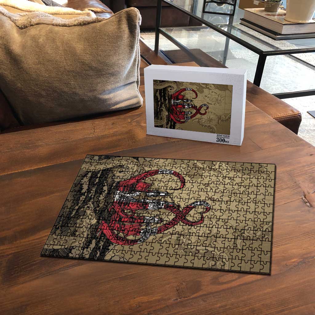 Danish Empire Puzzle Denmark Norway Union And Kraken - Wonder Print Shop