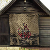 Danish Empire Quilt Denmark Norway Union And Kraken - Wonder Print Shop