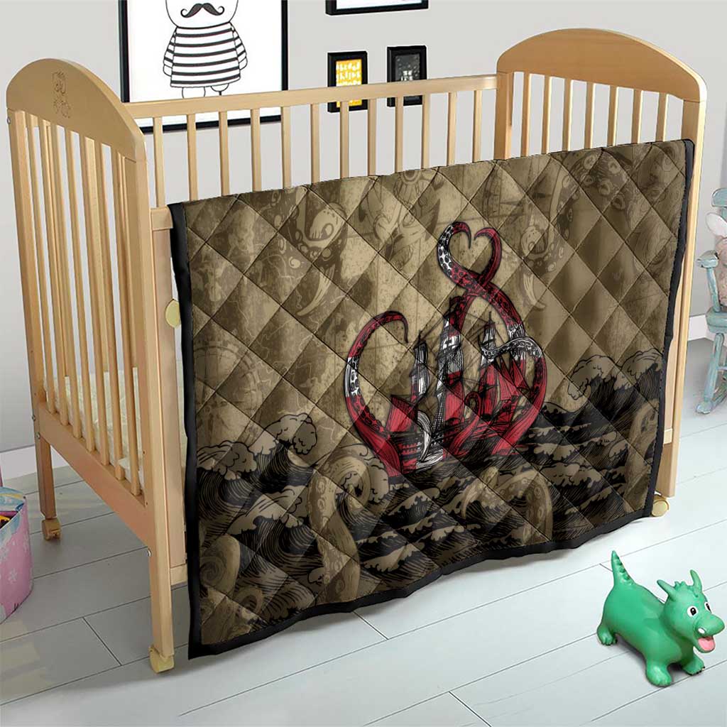 Danish Empire Quilt Denmark Norway Union And Kraken - Wonder Print Shop