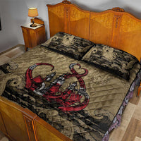 Danish Empire Quilt Bed Set Denmark Norway Union And Kraken - Wonder Print Shop