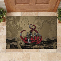 Danish Empire Rubber Doormat Denmark Norway Union And Kraken - Wonder Print Shop