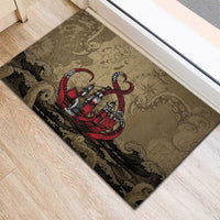 Danish Empire Rubber Doormat Denmark Norway Union And Kraken - Wonder Print Shop