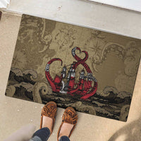 Danish Empire Rubber Doormat Denmark Norway Union And Kraken - Wonder Print Shop