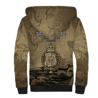 Danish Empire Sherpa Hoodie Denmark Norway Union And Kraken - Wonder Print Shop