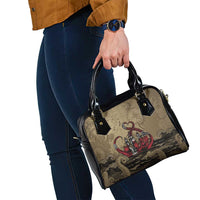Danish Empire Shoulder Handbag Denmark Norway Union And Kraken - Wonder Print Shop