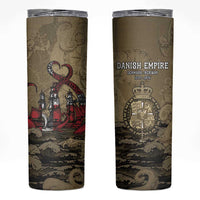 Danish Empire Skinny Tumbler Denmark Norway Union And Kraken - Wonder Print Shop