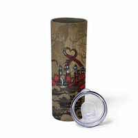 Danish Empire Skinny Tumbler Denmark Norway Union And Kraken - Wonder Print Shop