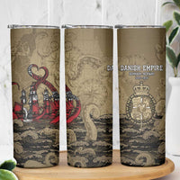 Danish Empire Skinny Tumbler Denmark Norway Union And Kraken - Wonder Print Shop