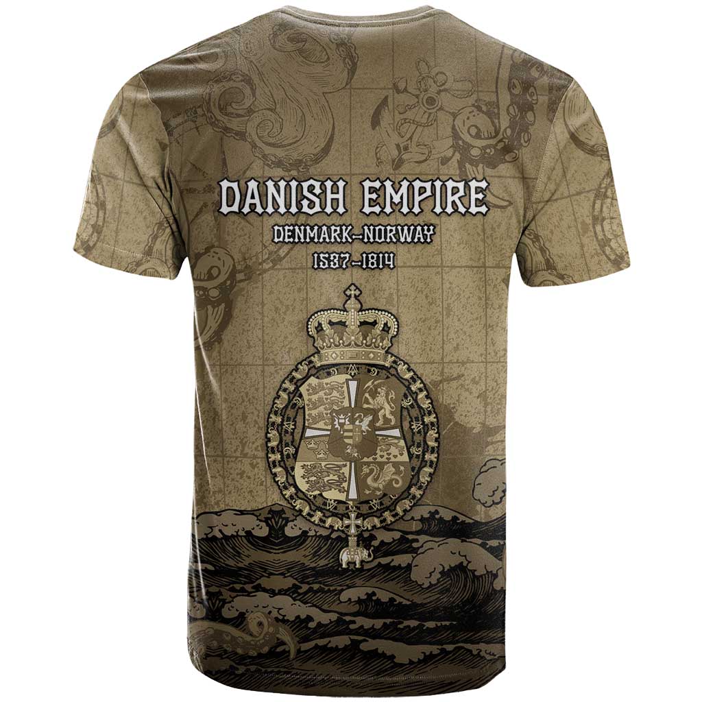 Danish Empire T Shirt Denmark Norway Union And Kraken - Wonder Print Shop
