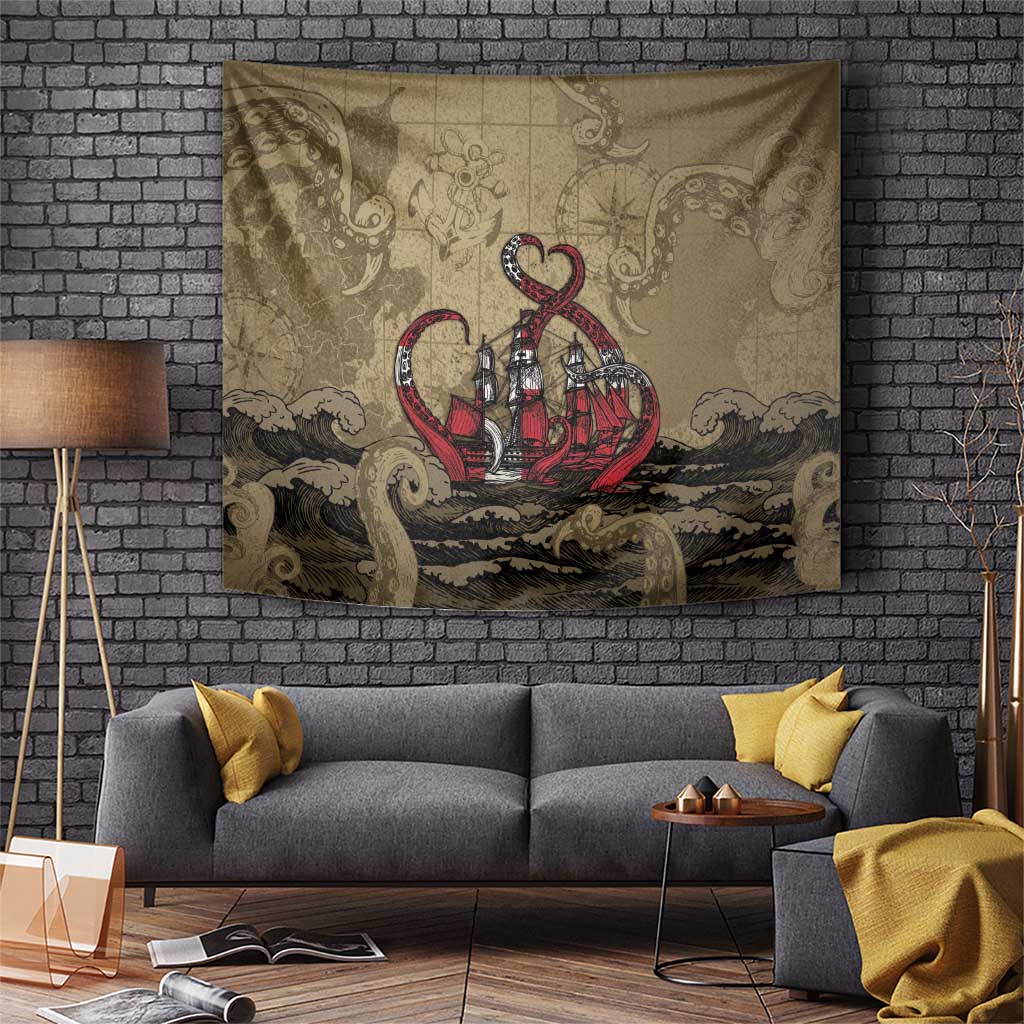 Danish Empire Tapestry Denmark Norway Union And Kraken - Wonder Print Shop