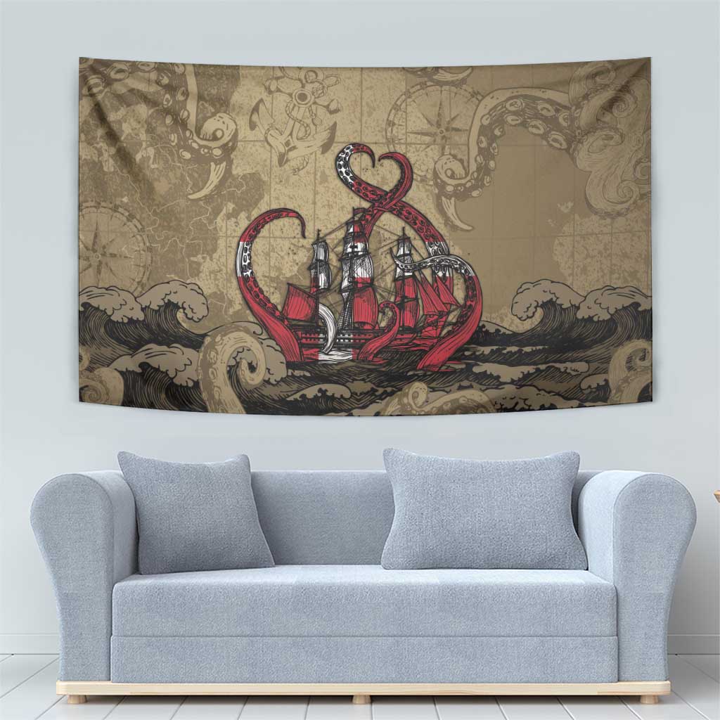 Danish Empire Tapestry Denmark Norway Union And Kraken - Wonder Print Shop