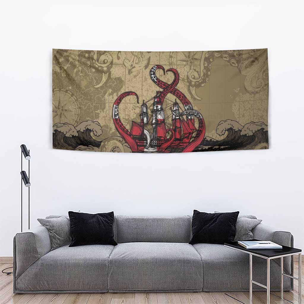 Danish Empire Tapestry Denmark Norway Union And Kraken - Wonder Print Shop
