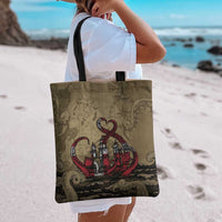 Danish Empire Tote Bag Denmark Norway Union And Kraken - Wonder Print Shop