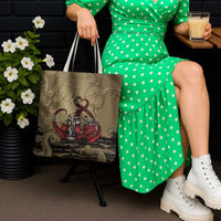 Danish Empire Tote Bag Denmark Norway Union And Kraken - Wonder Print Shop
