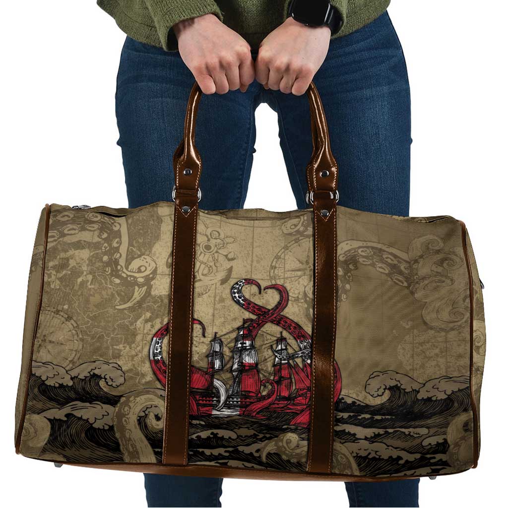 Danish Empire Travel Bag Denmark Norway Union And Kraken - Wonder Print Shop