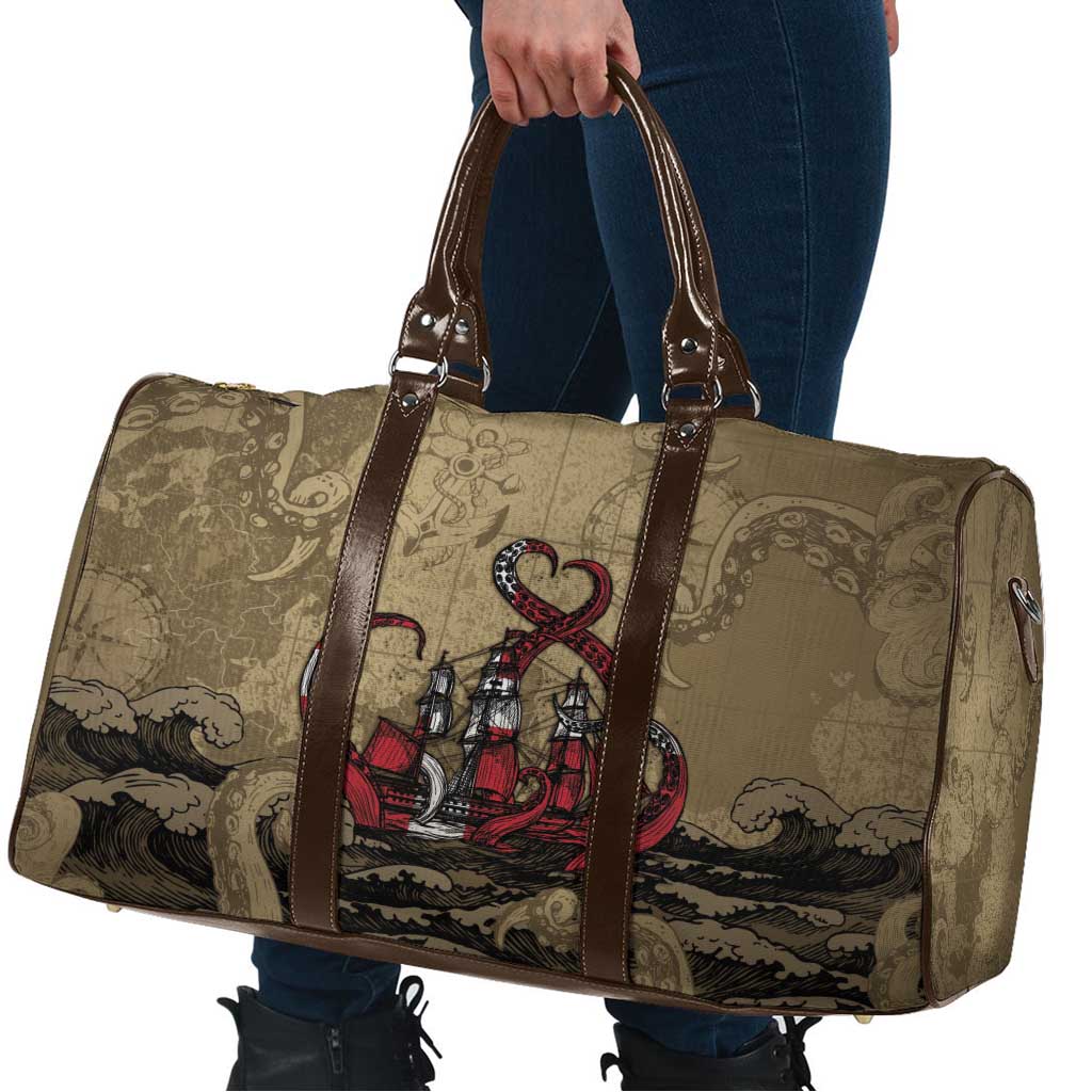 Danish Empire Travel Bag Denmark Norway Union And Kraken - Wonder Print Shop