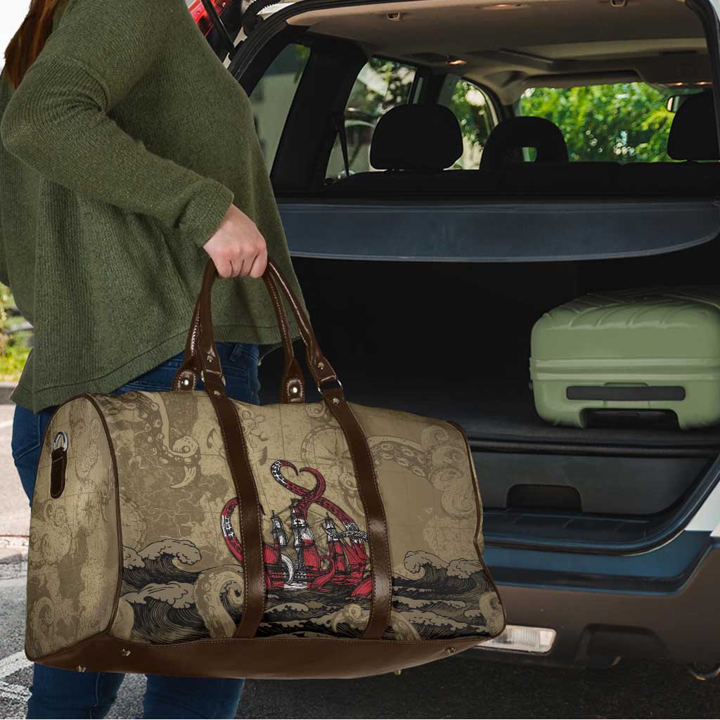 Danish Empire Travel Bag Denmark Norway Union And Kraken - Wonder Print Shop
