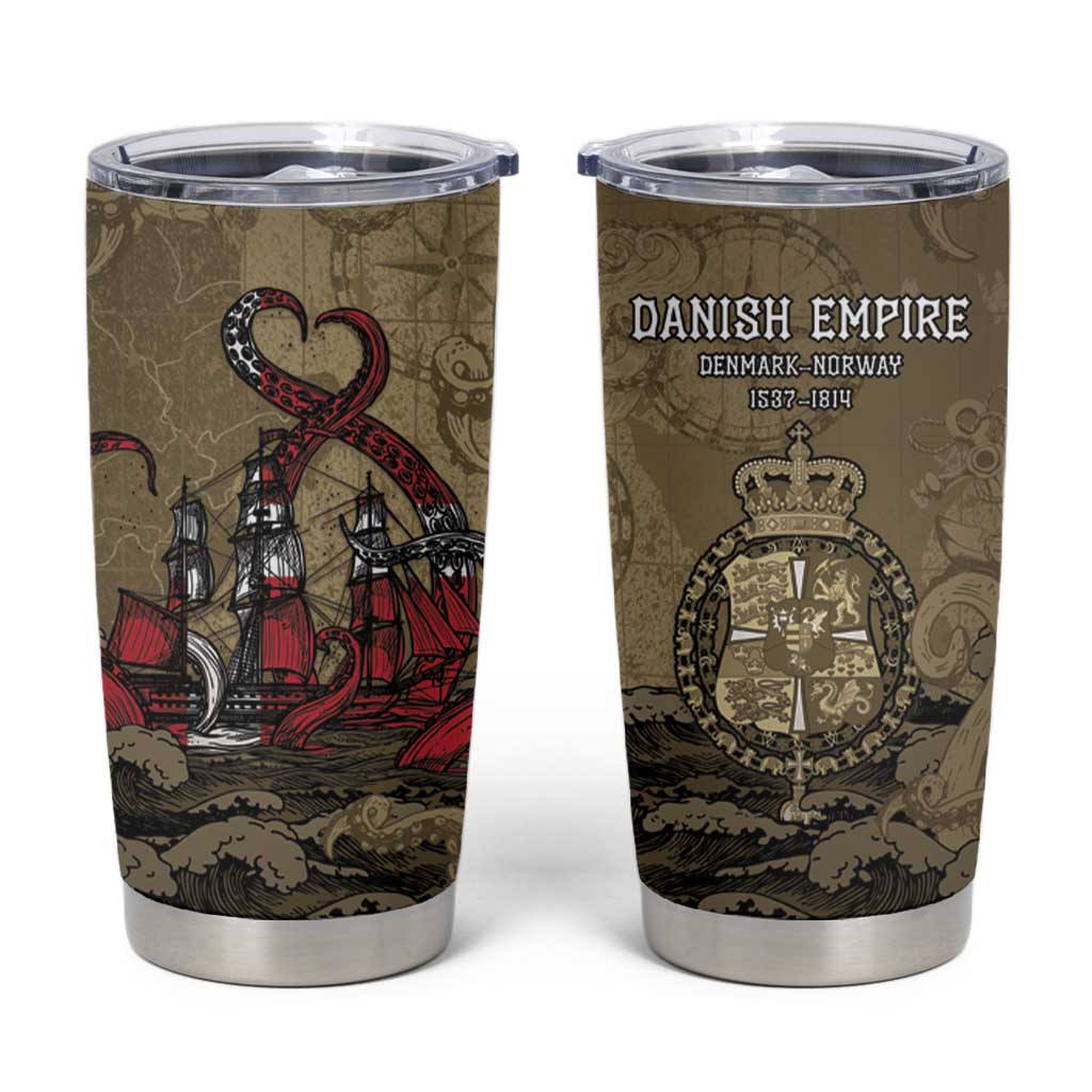 Danish Empire Tumbler Cup Denmark Norway Union And Kraken - Wonder Print Shop