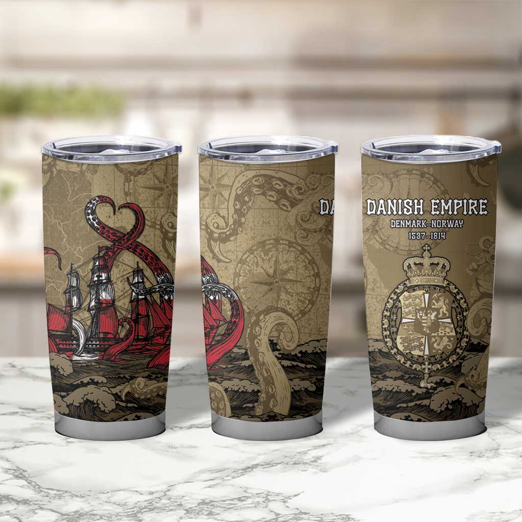 Danish Empire Tumbler Cup Denmark Norway Union And Kraken - Wonder Print Shop