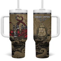 Danish Empire Tumbler With Handle Denmark Norway Union And Kraken - Wonder Print Shop