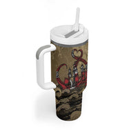 Danish Empire Tumbler With Handle Denmark Norway Union And Kraken - Wonder Print Shop