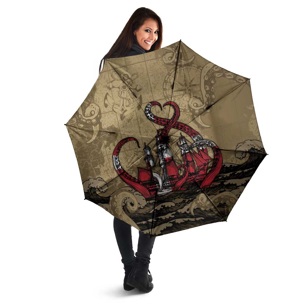 Danish Empire Umbrella Denmark Norway Union And Kraken - Wonder Print Shop