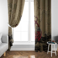 Danish Empire Window Curtain Denmark Norway Union And Kraken - Wonder Print Shop