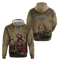 Danish Empire Zip Hoodie Denmark Norway Union And Kraken - Wonder Print Shop