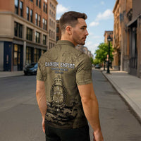 Danish Empire Zipper Polo Shirt Denmark Norway Union And Kraken - Wonder Print Shop