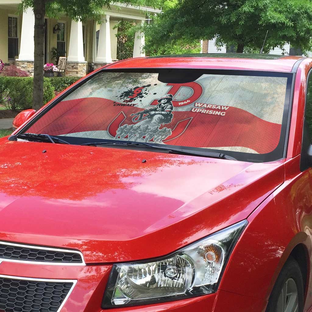 Polish Warsaw Uprising Auto Sun Shade 63 Days Of Glory