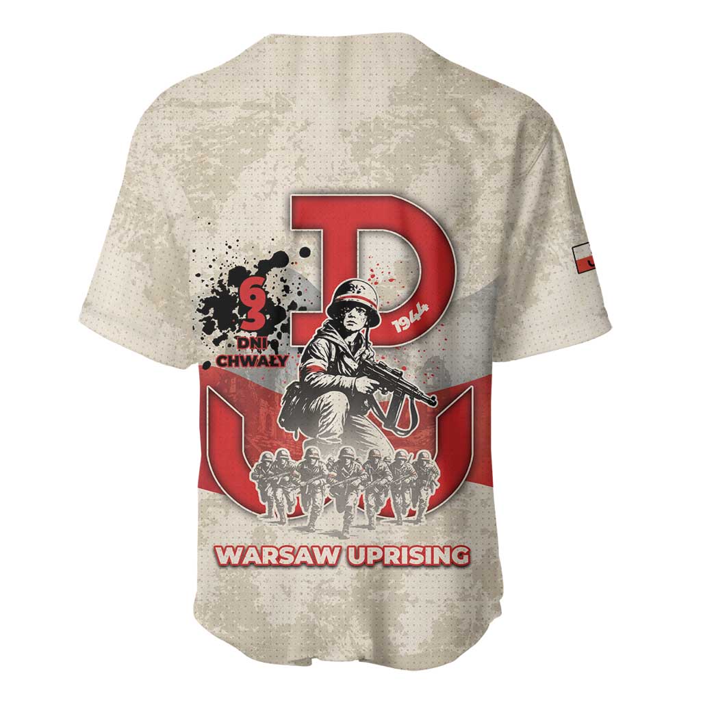 Polish Warsaw Uprising Baseball Jersey 63 Days Of Glory