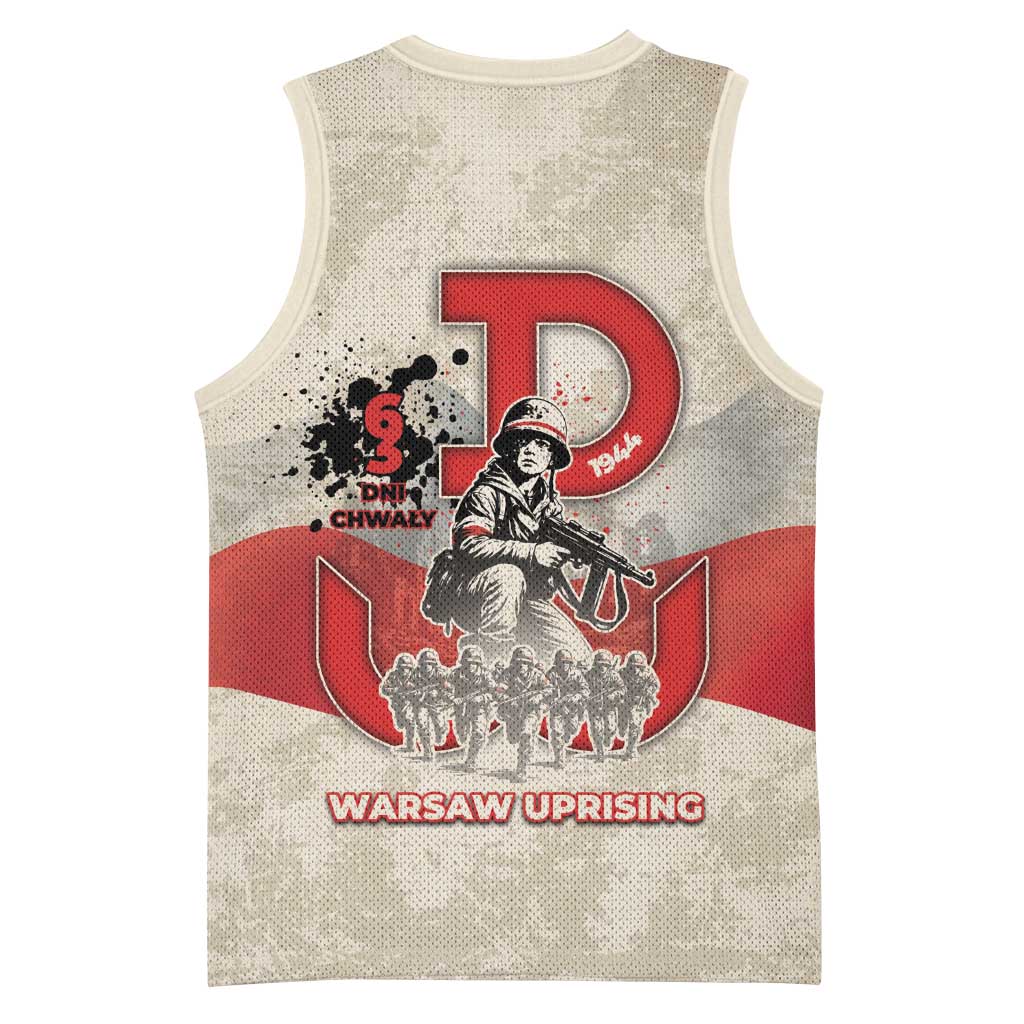 Polish Warsaw Uprising Basketball Jersey 63 Days Of Glory