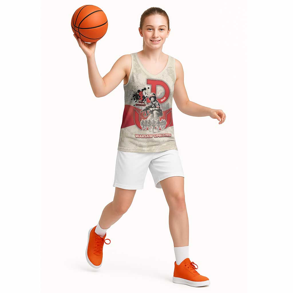 Polish Warsaw Uprising Basketball Jersey 63 Days Of Glory