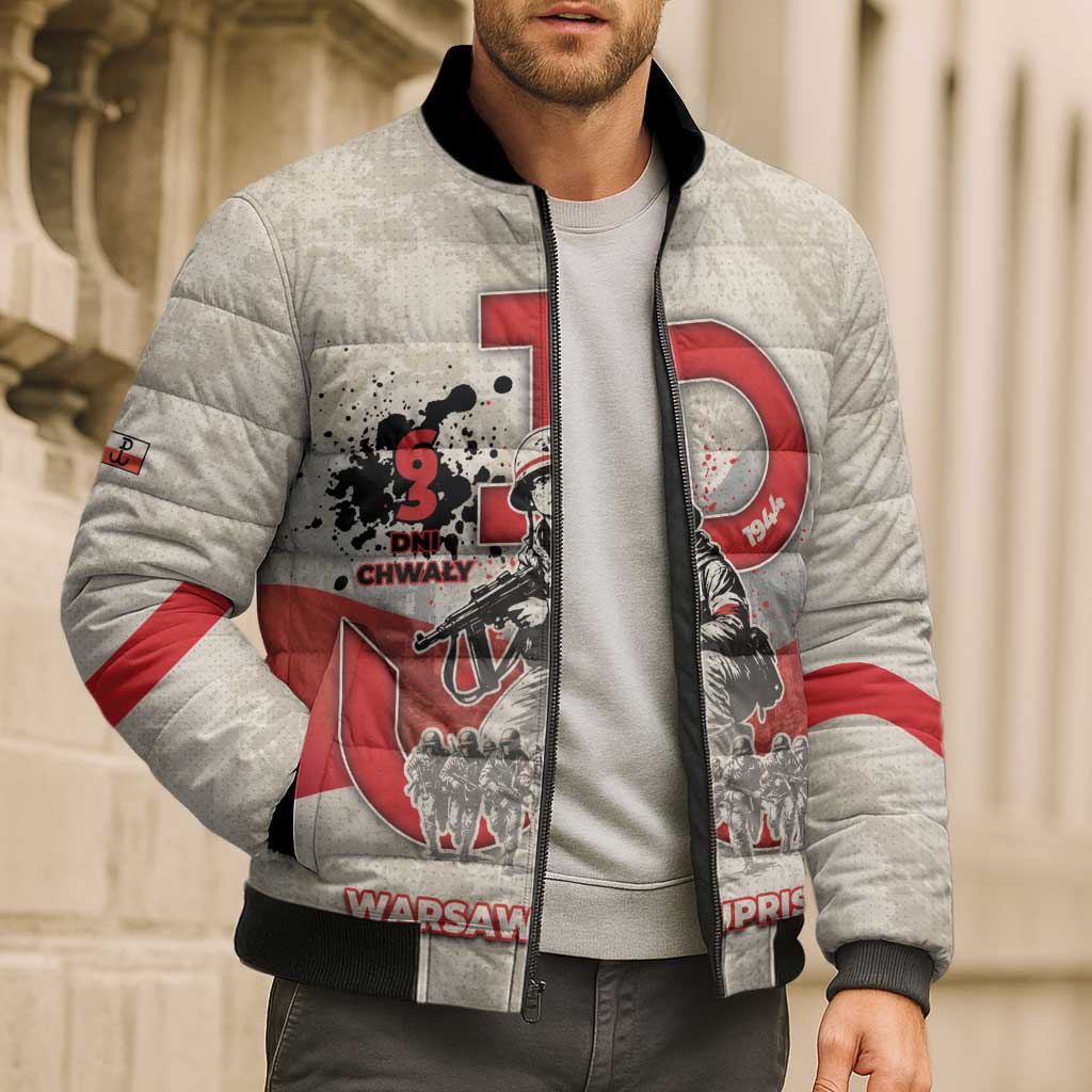 Polish Warsaw Uprising Bomber Puffer Jacket 63 Days Of Glory