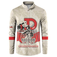 Polish Warsaw Uprising Button Sweatshirt 63 Days Of Glory