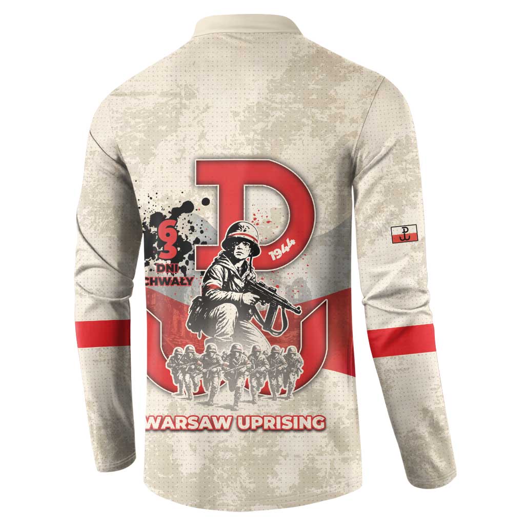 Polish Warsaw Uprising Button Sweatshirt 63 Days Of Glory