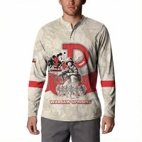 Polish Warsaw Uprising Button Sweatshirt 63 Days Of Glory