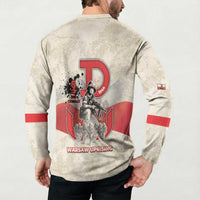 Polish Warsaw Uprising Button Sweatshirt 63 Days Of Glory